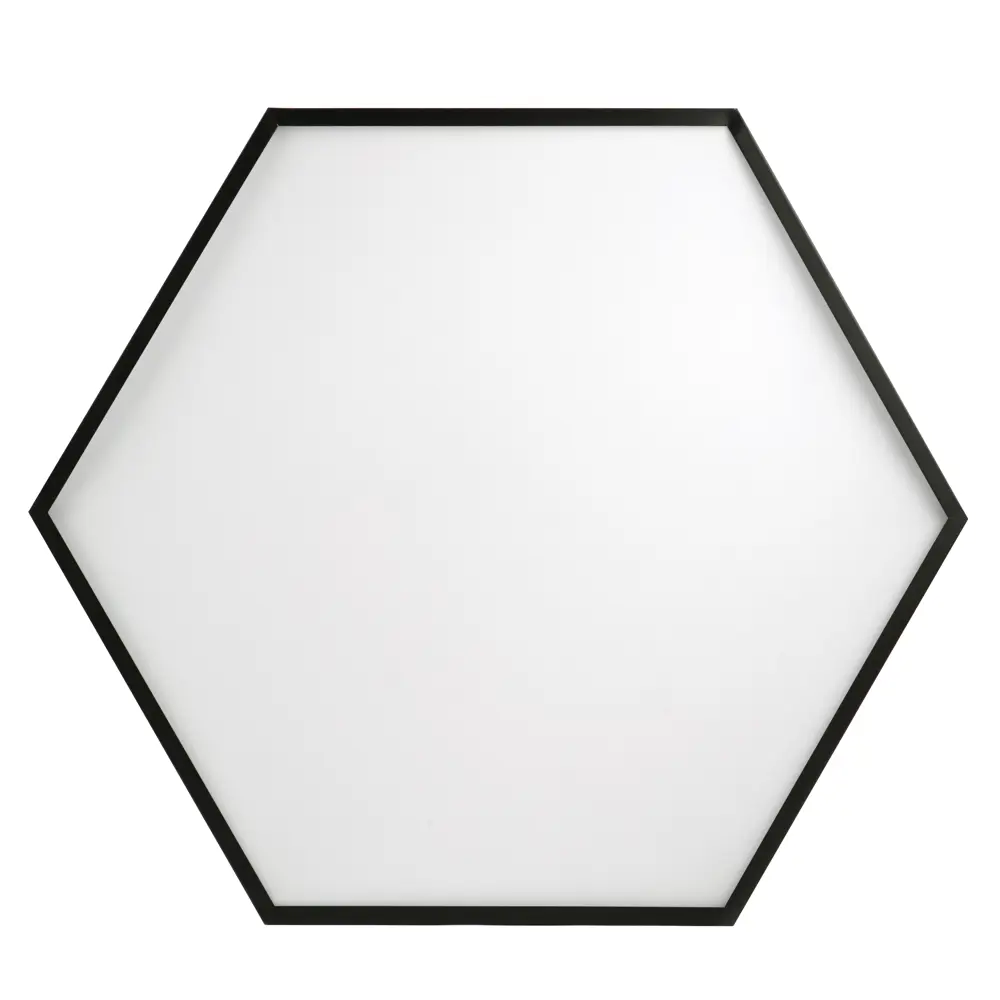 Светильник подвесной светодиодный «Geometria» Hexagon 5 м² нейтральный белый свет 66 Вт цвет черный Santreyd STLM-2052130 - Вид №2