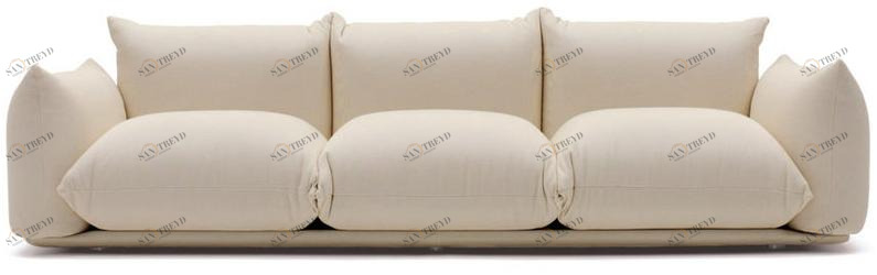 arflex Мягкий 3-х местный диван из ткани Marenco sun-id-1467905