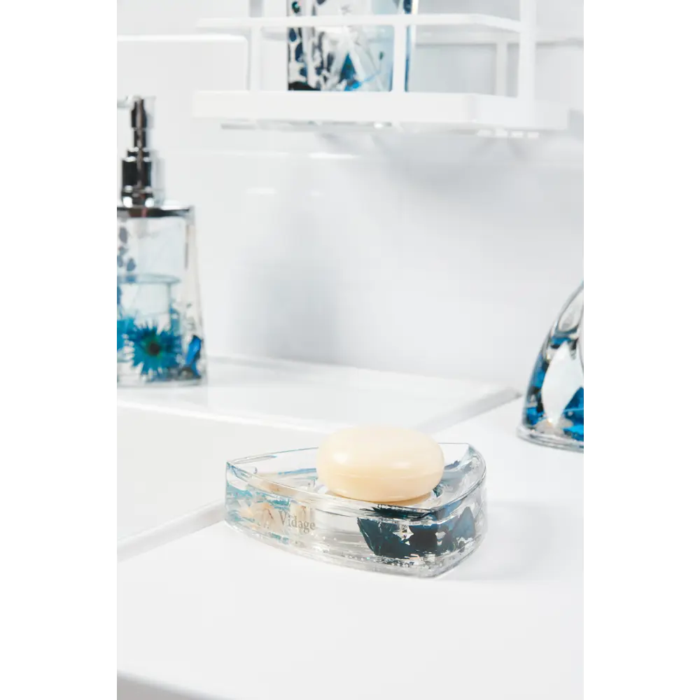 Мыльница Vidage Василек пластик цвет прозрачный STLM-2025676 - Вид №2