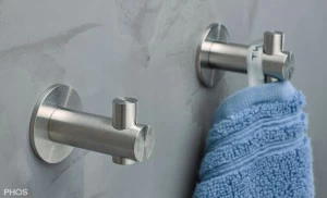 H18-50R40-B Крючок для полотенец, ø18 мм, длина 5 см, с розеткой PHOS