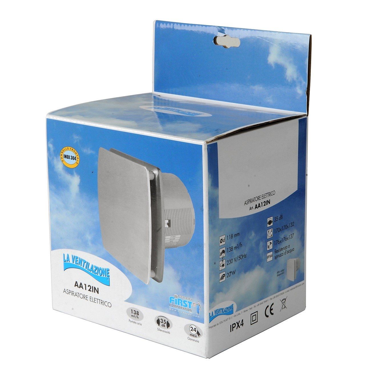 Настенный спиральный аспиратор First Corporation вентиляция ARCH-00016583 - Вид №1