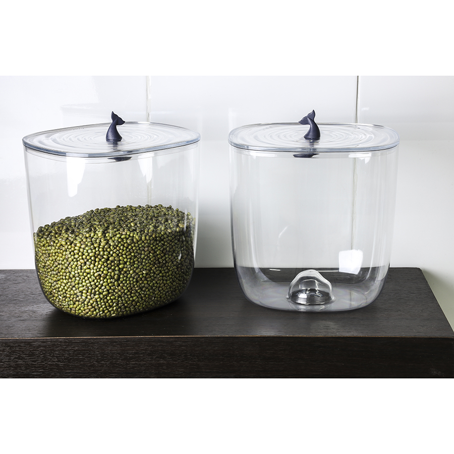 QL10331-CL-BU Контейнер для хранения moby whale ocean 3,5 л Qualy  - Вид №1