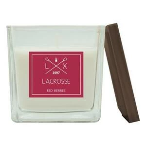 Свеча ароматическая в стекле "Красные ягоды" 8*8 см