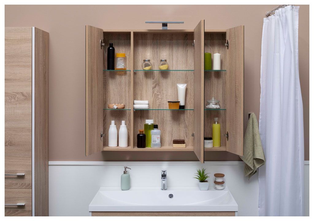 Мебель для ванной Aquanet Августа 100 дуб сонома 00225241 - Вид №7