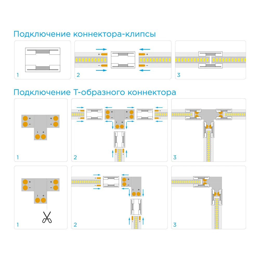 APEYRON Коннекторы для светодиодной ленты 24В - быстрый монтаж без пайки 87978643 STLM-1520107 - Вид №3