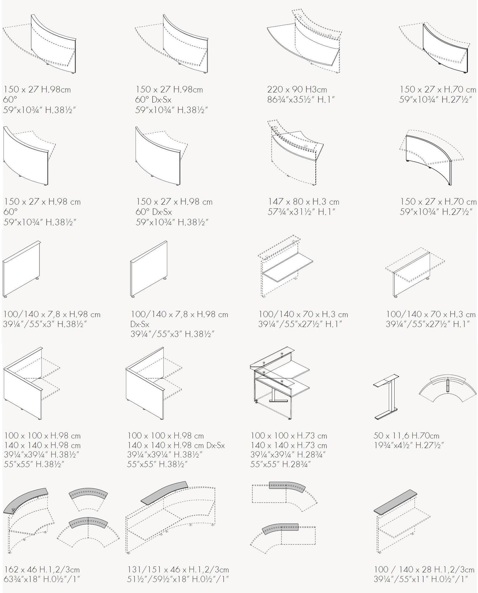 Bralco Модульная деревянная стойка администратора Reception sun-id-1349563 - Вид №2