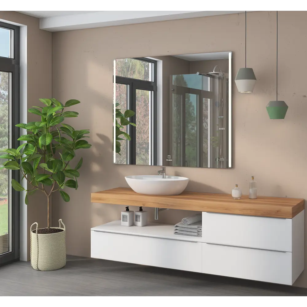 Зеркало Maya Comfort с подсветкой 100x100 см VIGO STLM-2119350