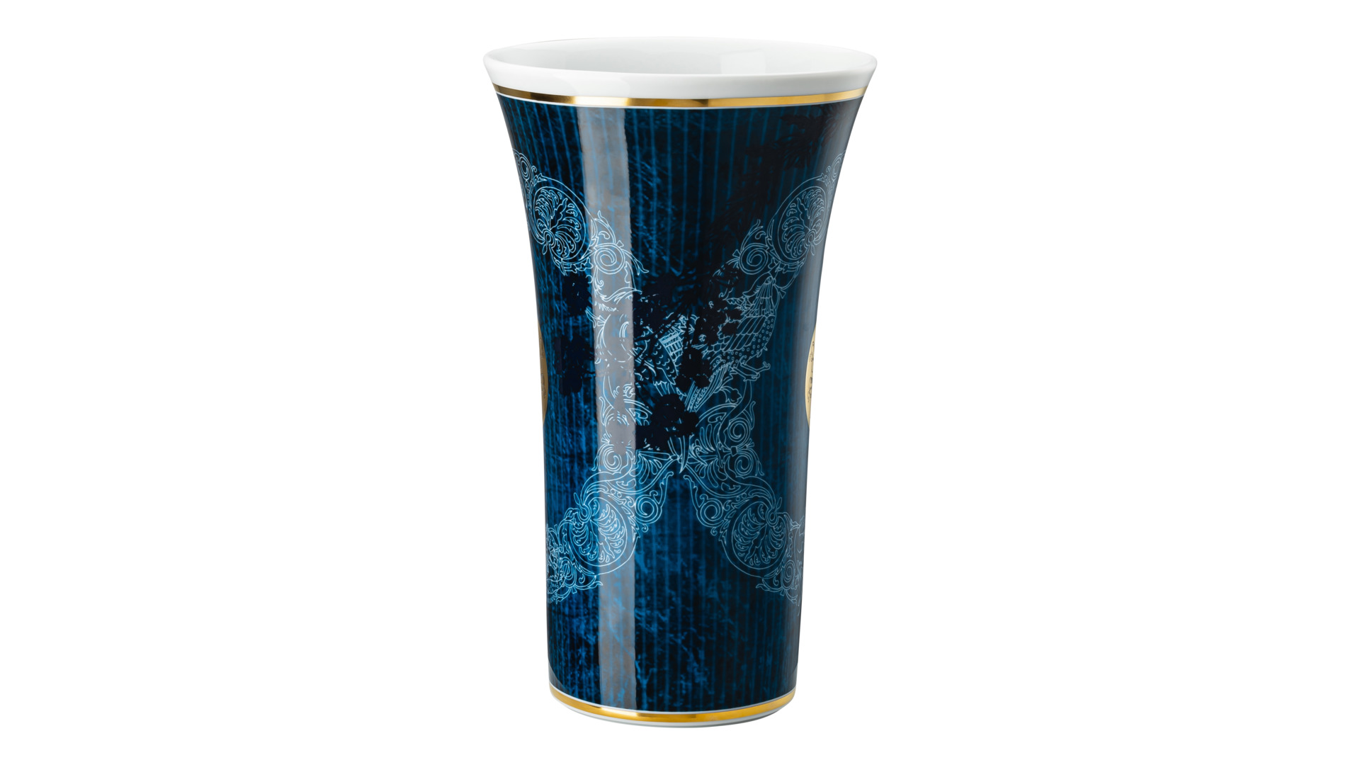 10654575 Rosenthal Ваза Rosenthal Династия 26см, фарфор, синяя Фарфор  - Вид №1