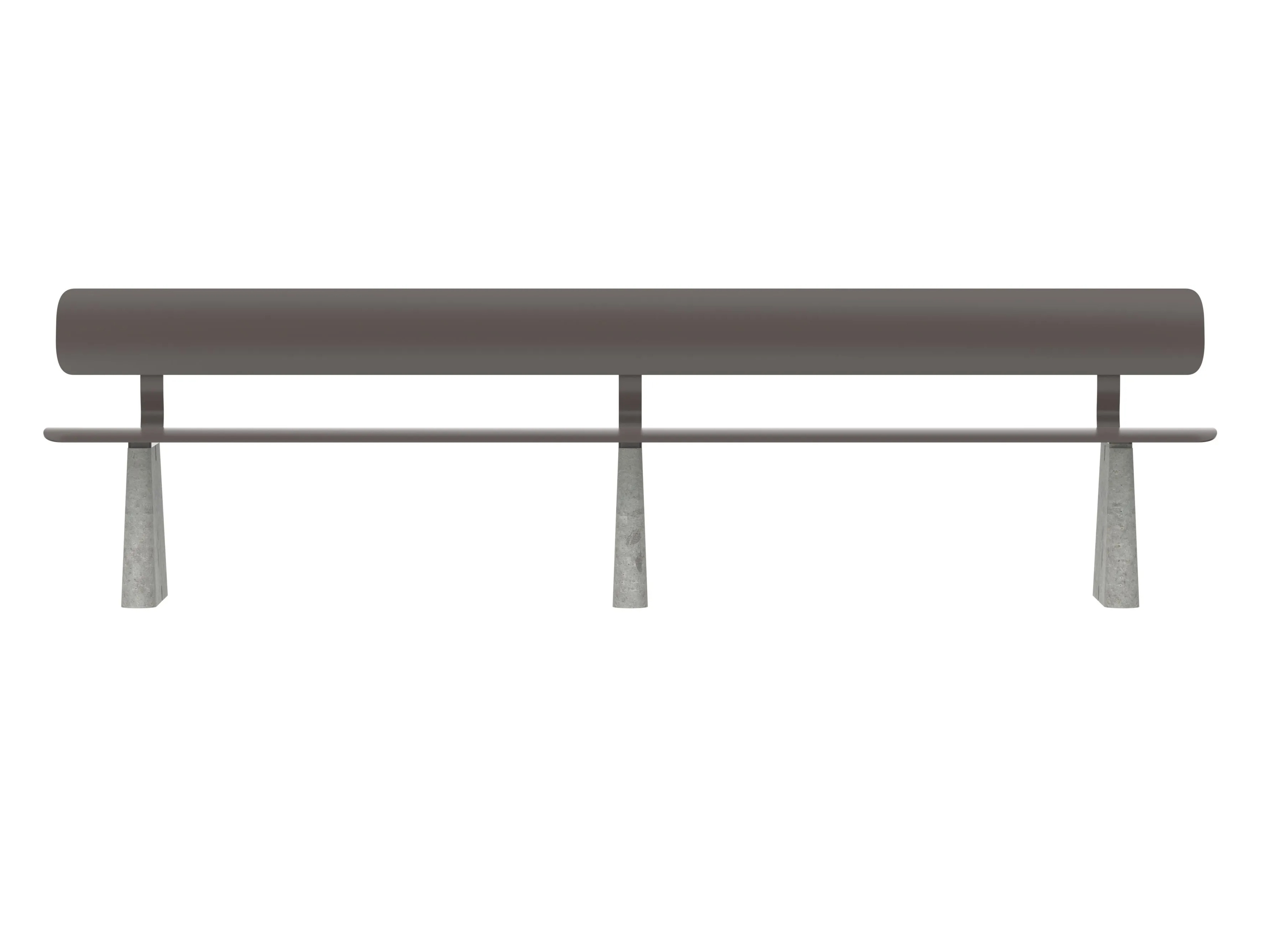 Стальная скамья с порошковым покрытием со спинкой FUNCTIONALS BEN ARCH-00041367 - Вид №136