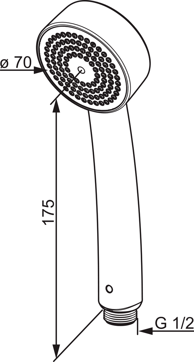 Oras 252020 Ручной душ 252020 Apollo Хром  - Вид №3