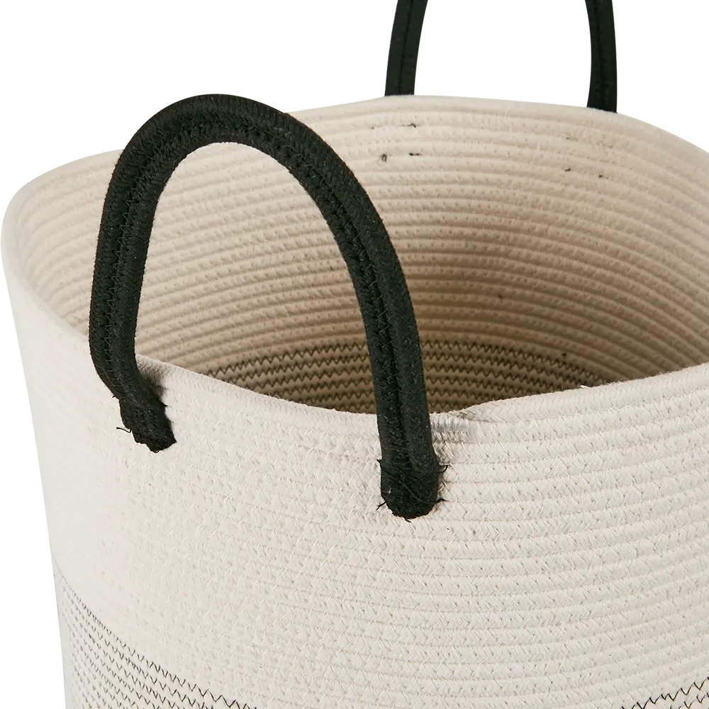 Корзина для белья Swensa Asta 72.2 л цвет молочно-черный STLM-2056967 - Вид №3