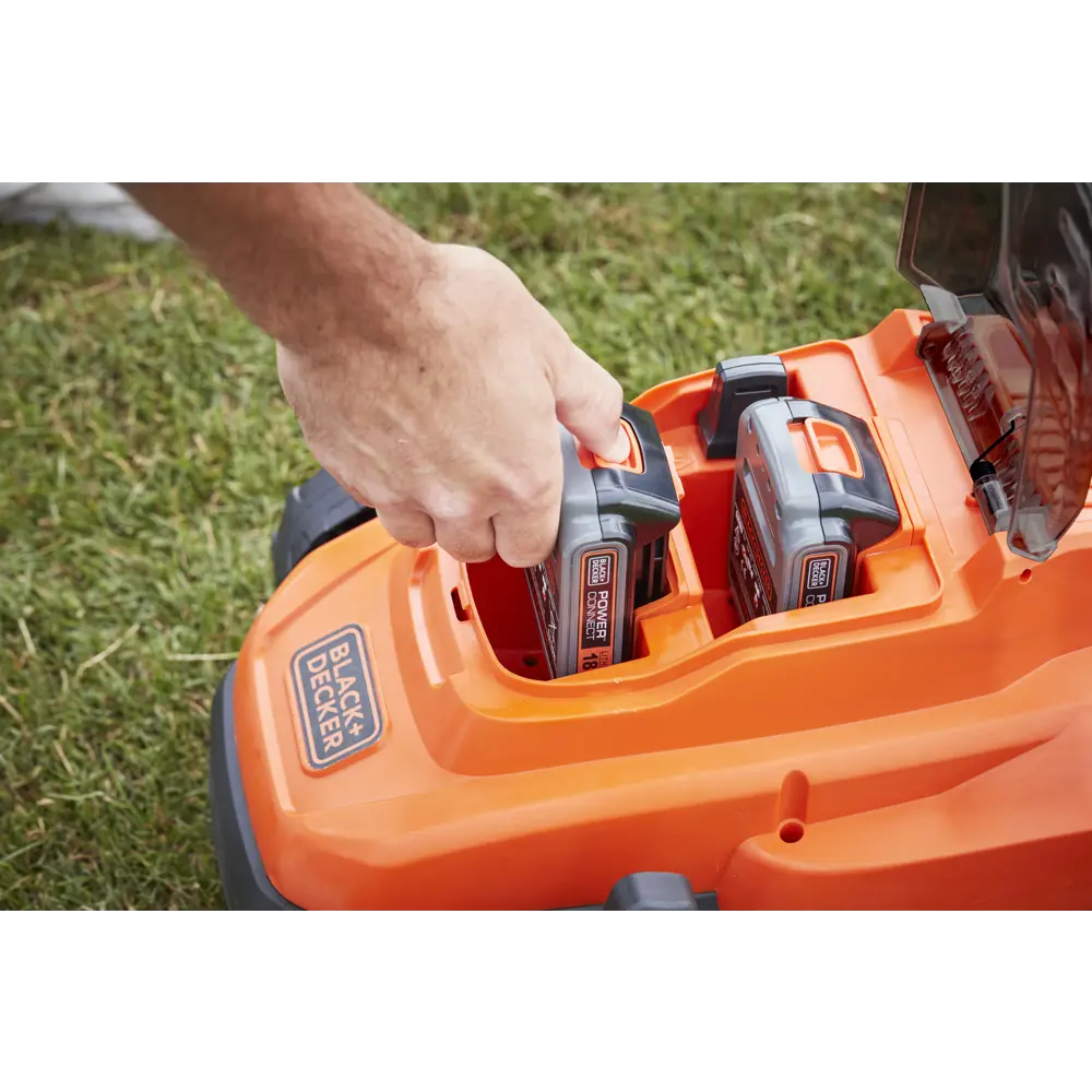 Газонокосилка аккумуляторная Black Decker 36 В 33 см 2x2.5 Ач АКБ и ЗУ входит в комплект BLACK + DECKER STLM-2076358 - Вид №8