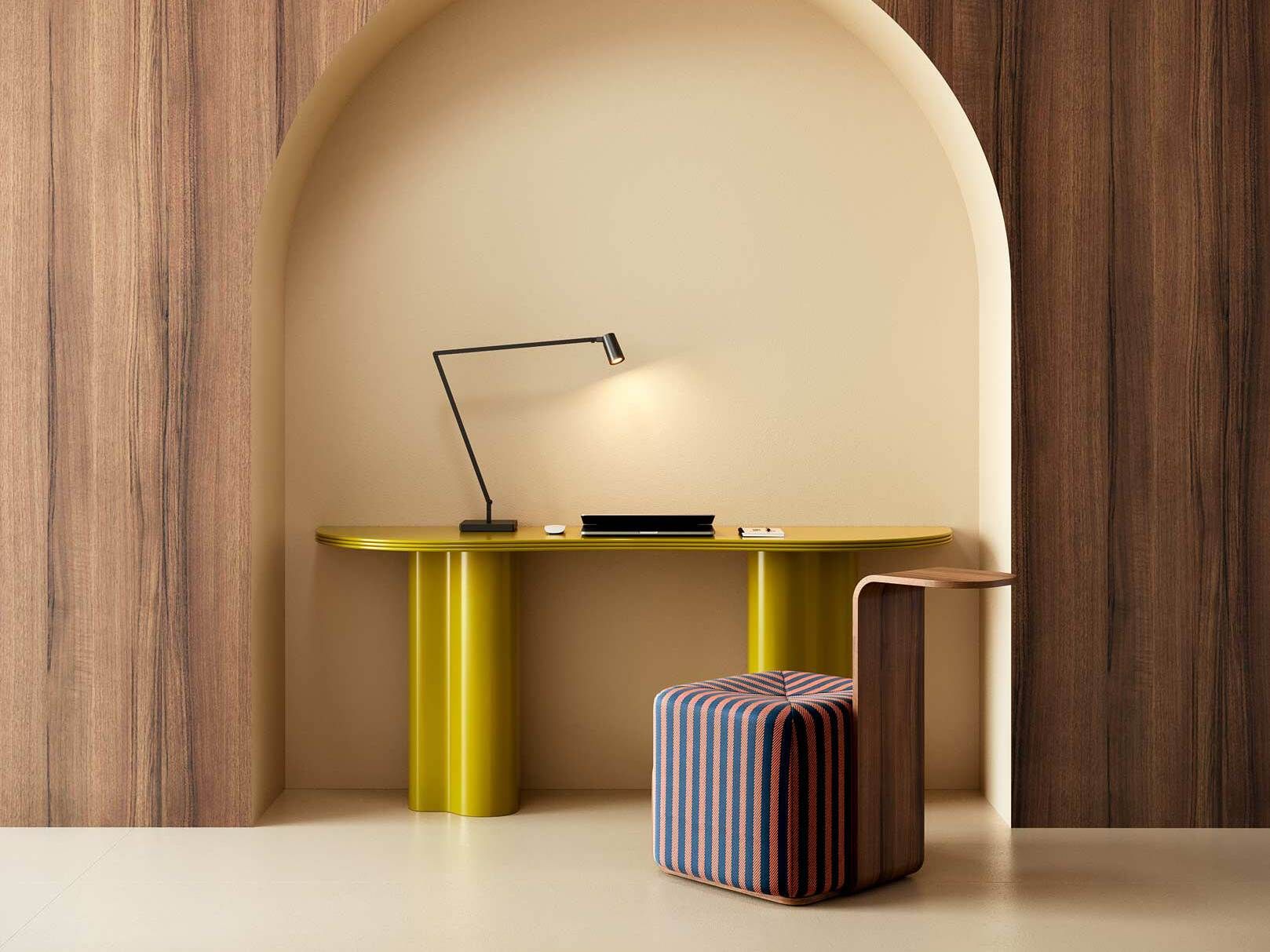 Ткань поворотный пуфик с журнальным столиком SITIA DONDO ARCH-00005202 - Вид №9