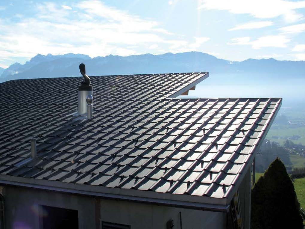 Фиброзно-бетонная кровельная панель и плита SWISSPEARL Swisspearl ® Roof ARCH-00098141 - Вид №1