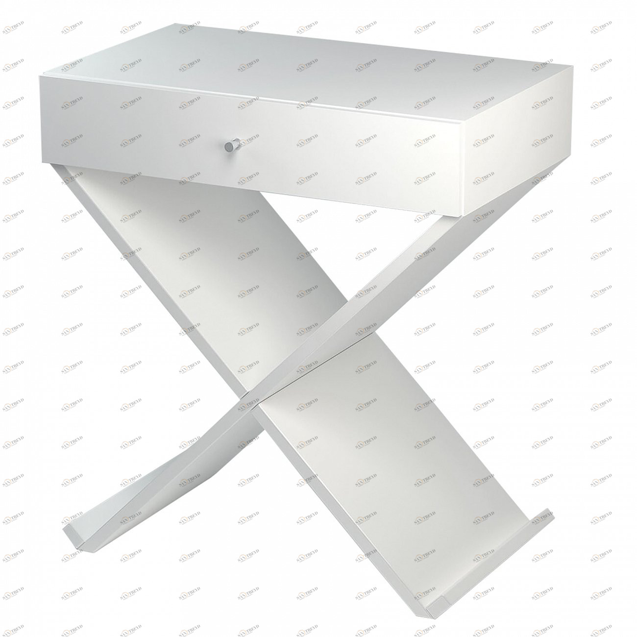 Тумбочка прикроватная белая Bonn BRAGIN DESIGN  256376 Белый 