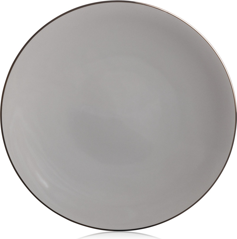 10640844 Lenox Тарелка обеденная Lenox "Трианна" 28см (дымчатая) Фарфор 