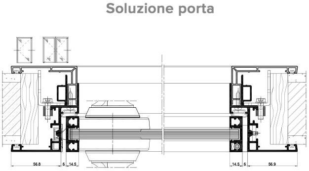 METRA Стеклянная передвижная стена для офиса sun-id-1384366 - Вид №3