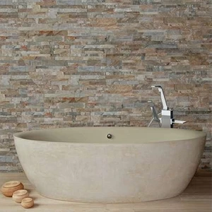 Ванна отдельностоящая Dip Concrete Beige