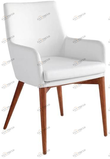 Angel Cerdá Стул из кожзаменителя с подлокотниками New chair 4006 dc627-arm Angel Cerda