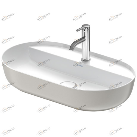 0380702100 Накладная раковина на столешницу  овальная Duravit Luv