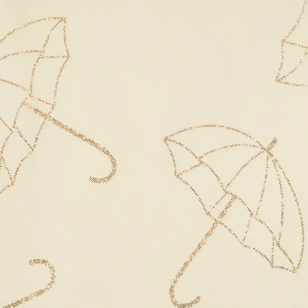 Плед Parapluie 130x170 см флис цвет золотой Ardenza STLM-2136650 - Вид №1