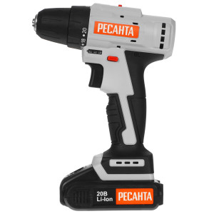 Дрель-шуруповерт Ресанта ДА-20-2ЛК-Б 5356652