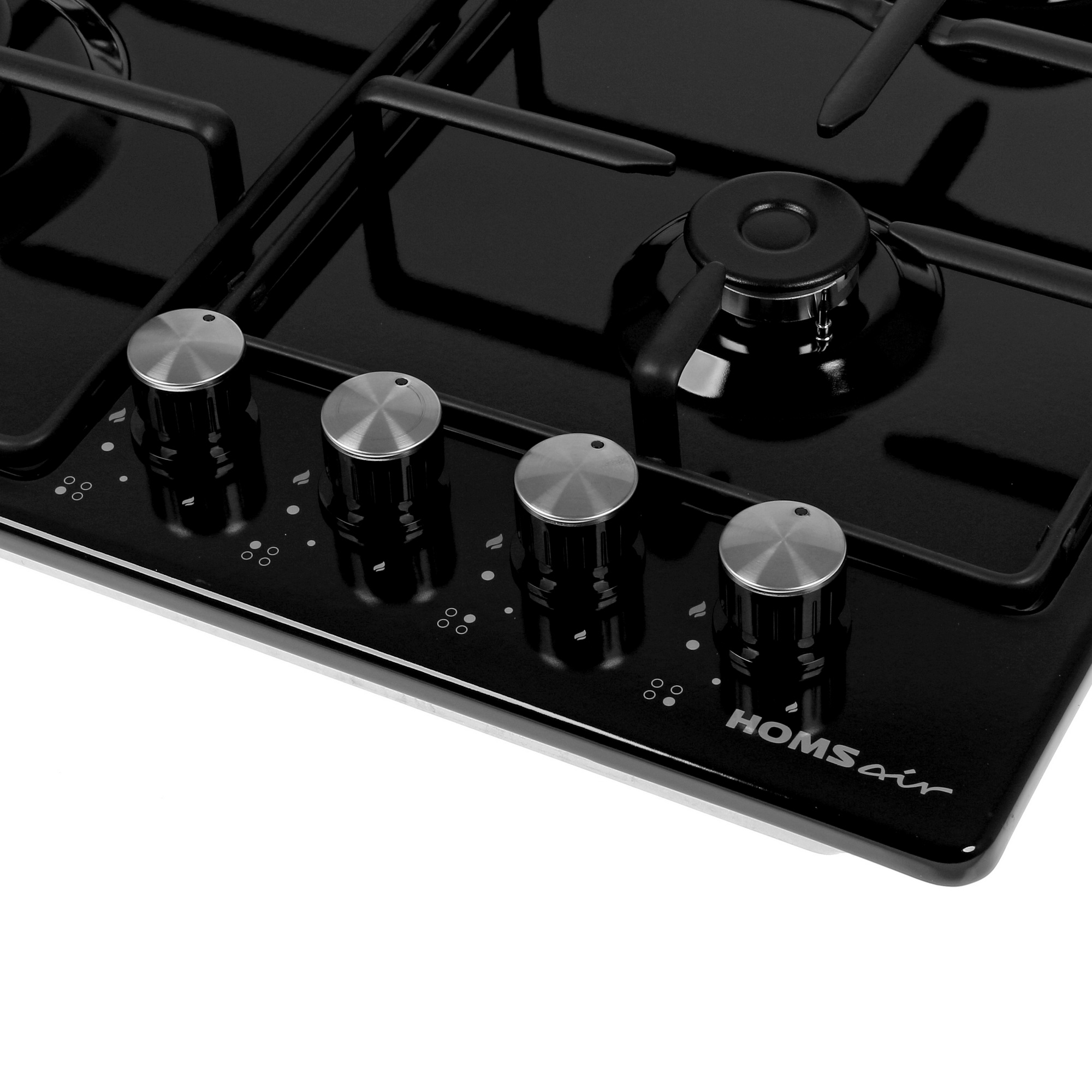 5319062 Газовая варочная поверхность HOMSair HGE643GBK STDN-0056480 - Вид №2
