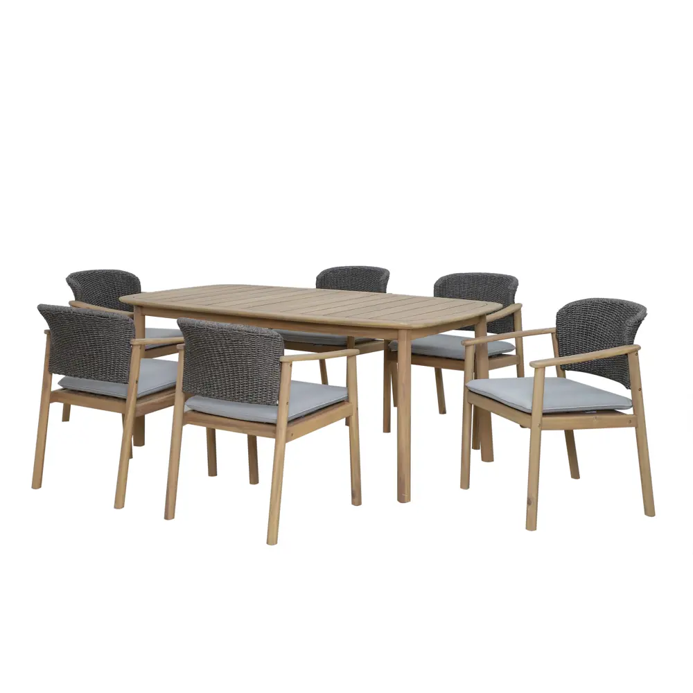 Стол садовый BEGINIA Fisht из натуральной акации для террасы 89382920 STLM-1577044 - Вид №5