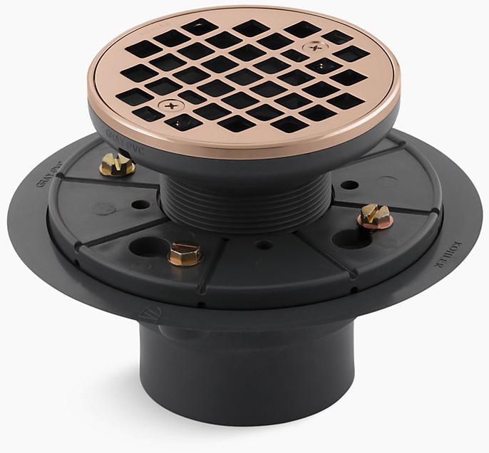 KOHLER ClearFlo  Круглый дизайн трап для душа, плитка для душа K-9135-RGD 