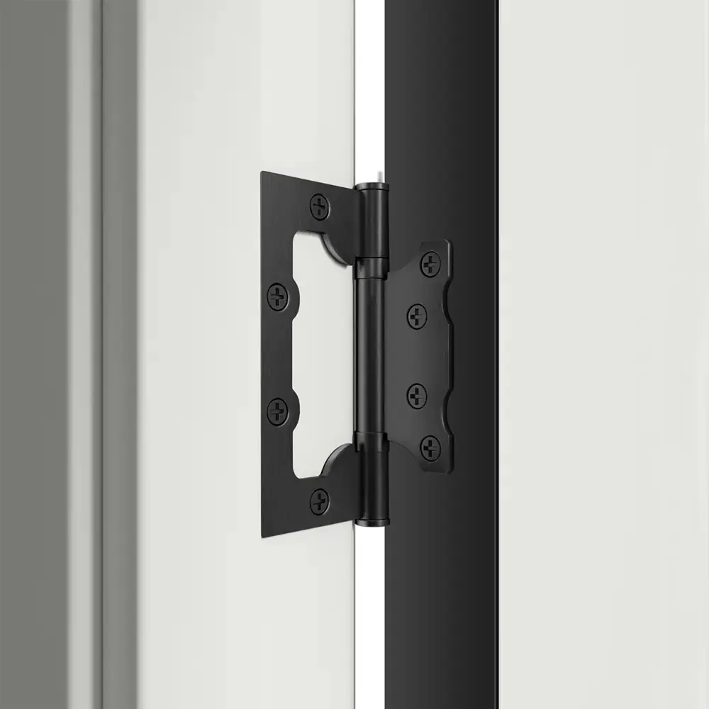 Дверь межкомнатная глухая Асти_В 60x200 см Hardflex цвет белый жемчуг с замком и петлями 89412586 STLM-2132597 МАРИО РИОЛИ  - Вид №4