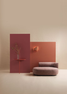 Овальная консоль из переработанного инженерного пластика