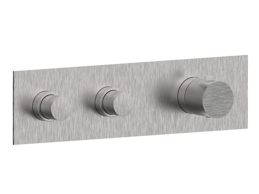 Нержавеющая сталь термостатический встраиваемый смеситель для душа с 3 отверстиями Rubinetterie Frattini Pepe XL 316 ARCH-00112320 - Вид №1