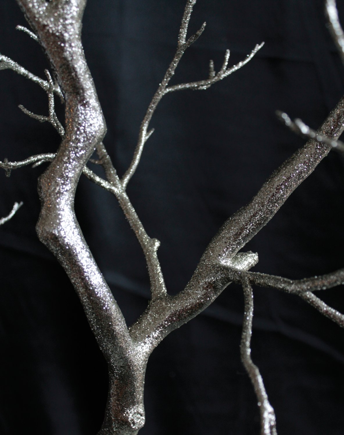 2015 996 a3 Искусственное декоративное дерево с глиттером, горшок, 127 см, серебро H-andreas 