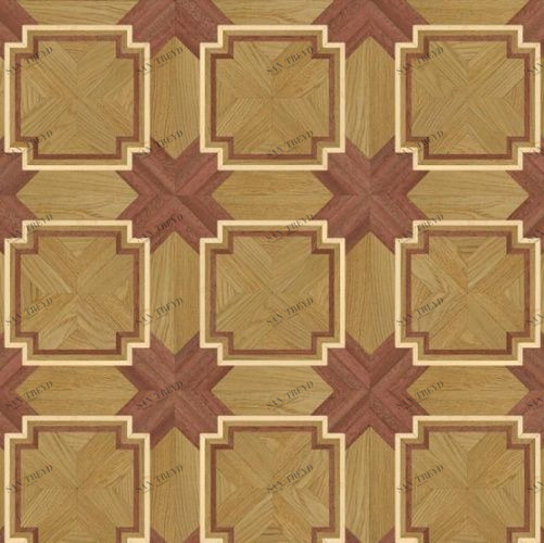 Художественный паркет Da Vinci Щитовой 26-298 Дуб (Гладкая) 500х500 мм 26010298