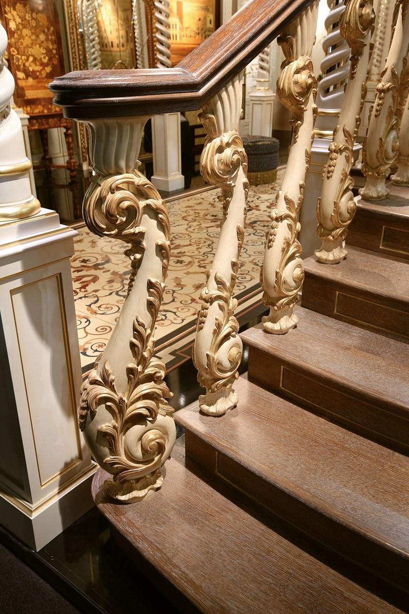 Arnaboldi Interiors Прямая деревянная открытая лестница sun-id-1455817 - Вид №1