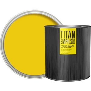 Грунт-эмаль по ржавчине Ореол Titan цвет желтый 2.7 кг