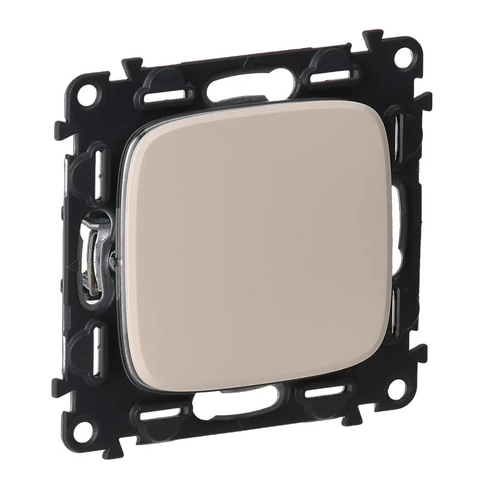 Выключатель встраиваемый Valena ALLURE 1 клавиша 10АХ 250В с лицевой панелью цвет слоновая кость legrand VALENA LIFE/ALLURE STLM-2090889 - Вид №1