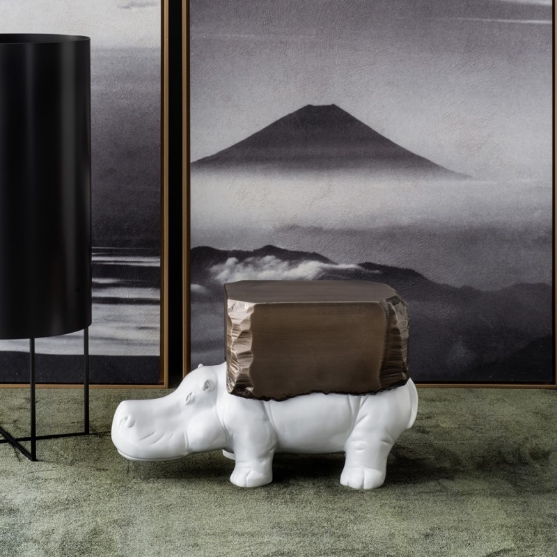 Q452X300 Бегемот повозка Adriani e Rossi Золотой черный  - Вид №5