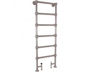 TOW015 Стальная вешалка для полотенец Colossus, никель - 1800 мм x 650 мм Сarronheating