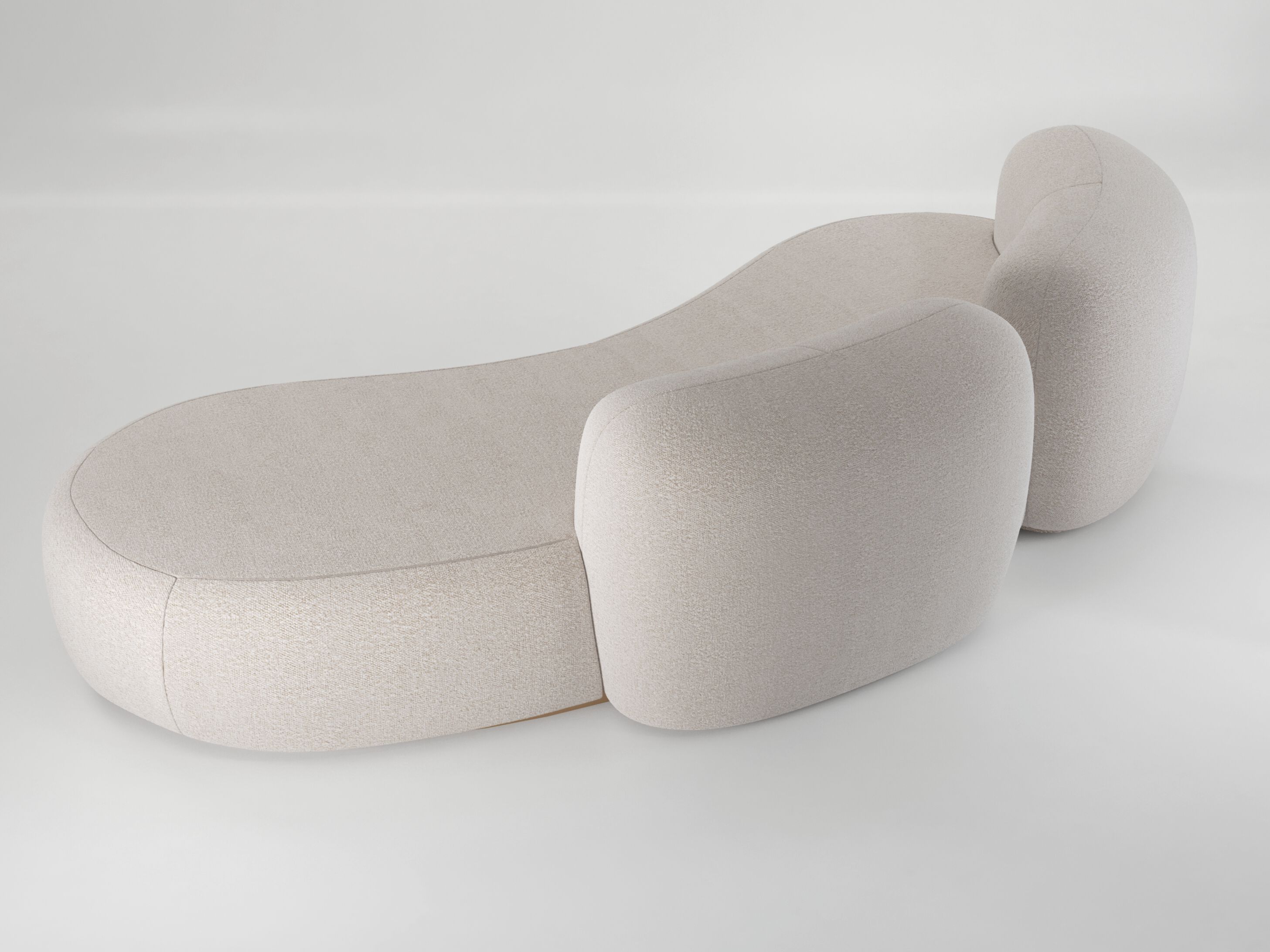 4-местный изогнутый тканевый диван Secolo TATEYAMA XL ARCH-00033003 - Вид №2