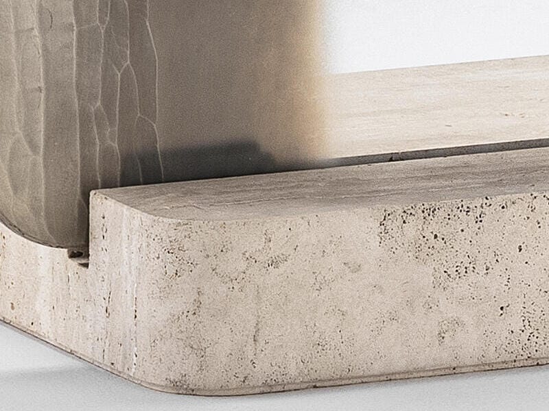 Прямоугольное напольное зеркало из травертина ARTE VENEZIANA Langhe ARCH-00001635 - Вид №2