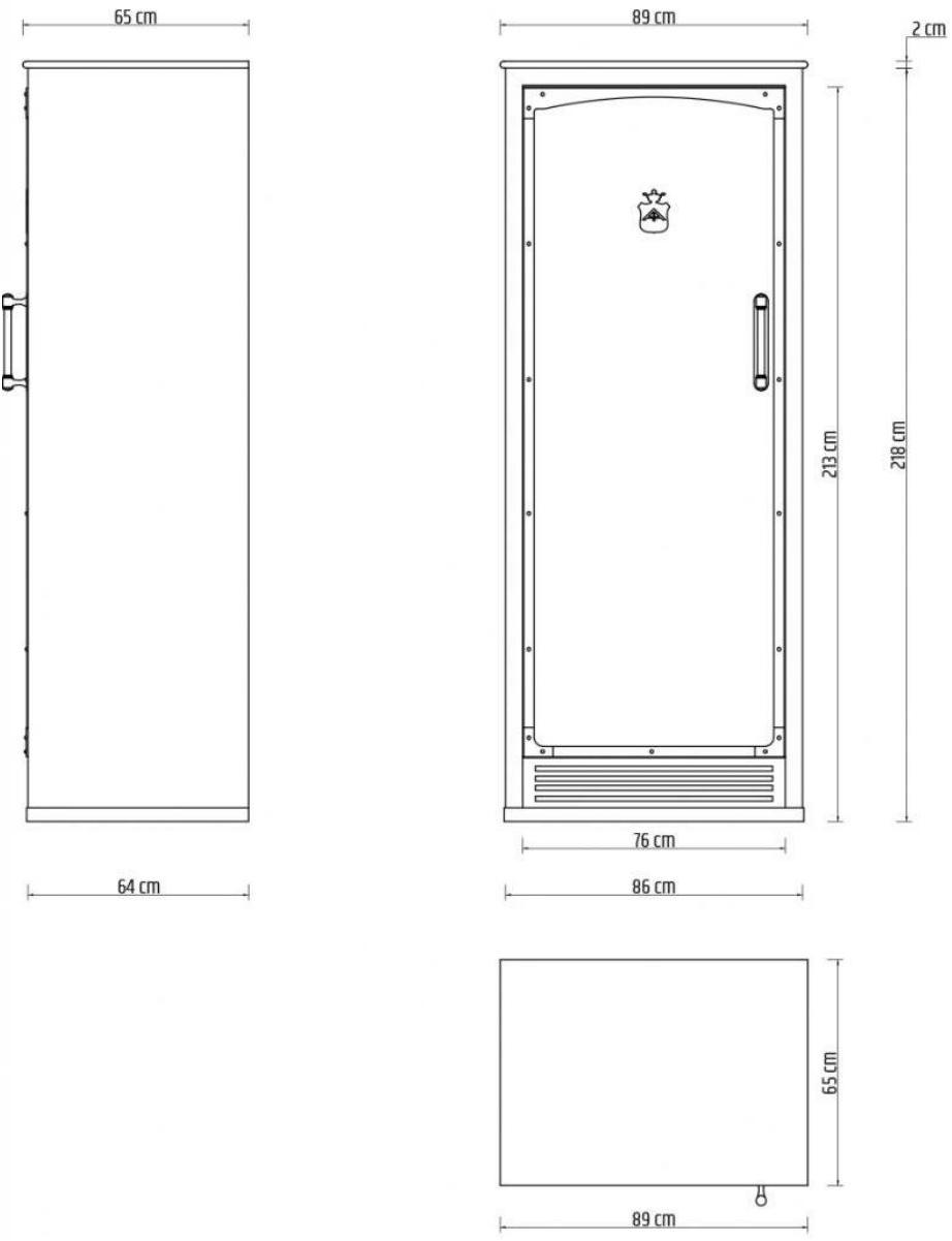 Officine Gullo Вертикальная морозильная камера с диспенсером льда класса а + sun-id-1398249 - Вид №1