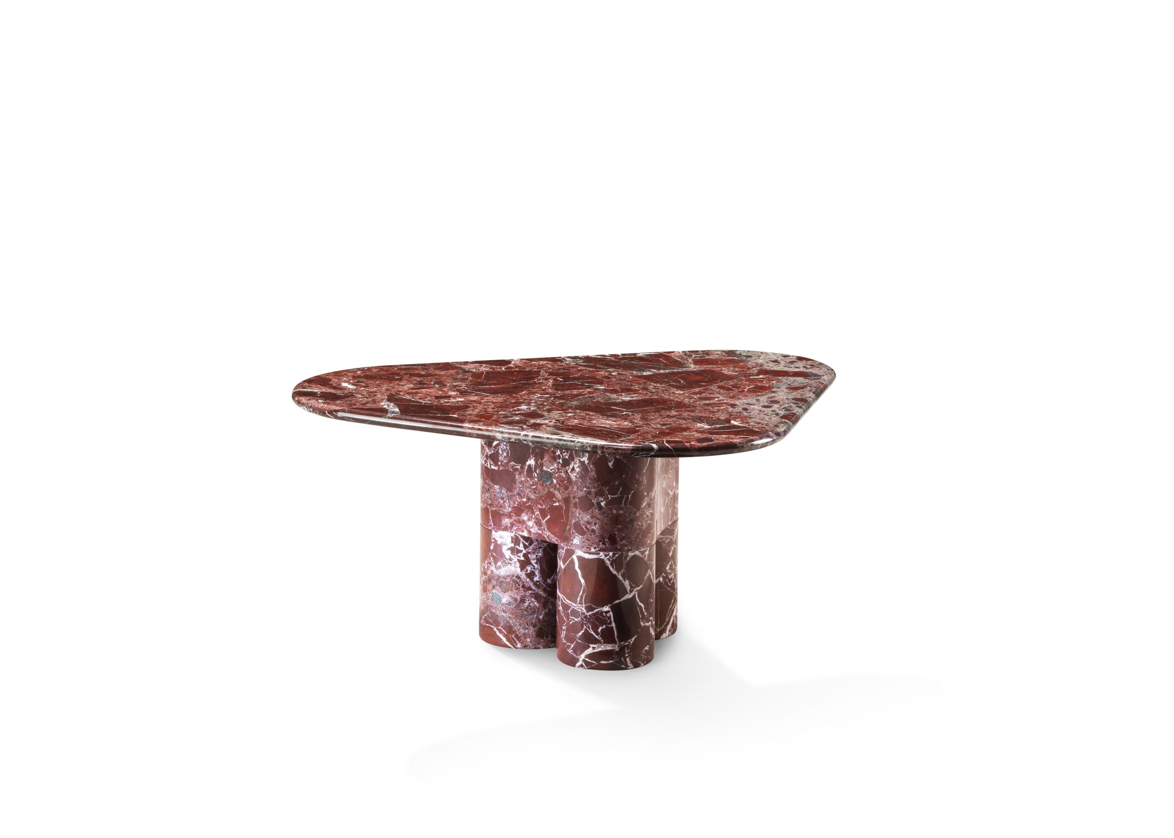 Низкий мраморный журнальный столик GHIDINI1961 Tria ARCH-00134827 - Вид №7