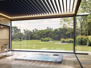 Алюминиевое складное окно