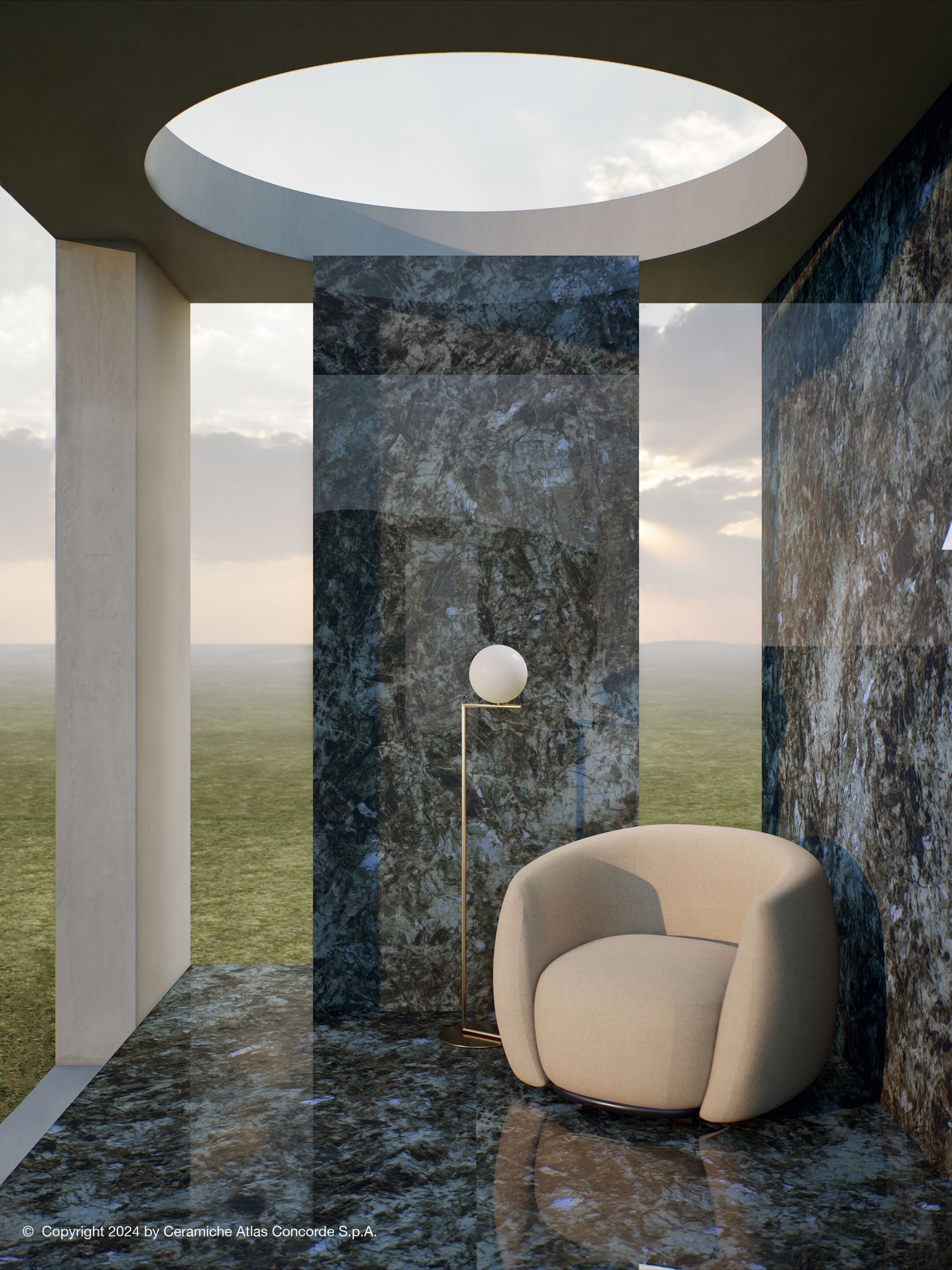 Керамогранит с мраморным эффектом Atlas Concorde Marvel Diva ARCH-00066015 - Вид №12