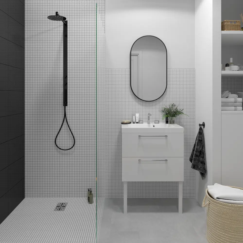 Мозаика стеклянная Artens Swam 32.7x32.7 см цвет белый 20 шт STLM-2084020 - Вид №4