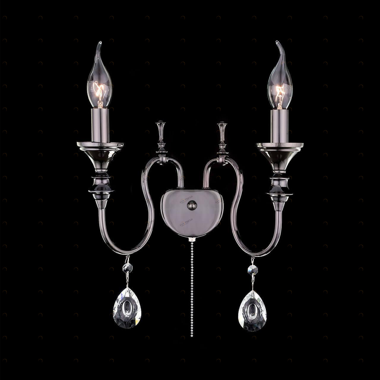 Бра на 2 лампы хром "Рига" CL437324 CITILUX СВЕЧА 00-3931193 Хром 