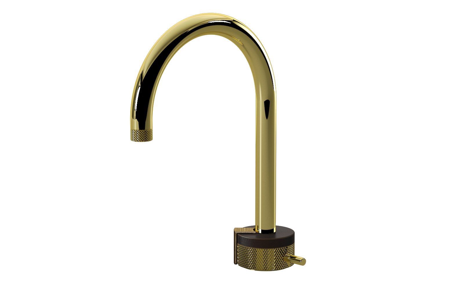 E-11502-R1OB-L2VBB-PB Однорычажный прогрессивный смеситель для раковины - излив 16см GRAFF MOD+