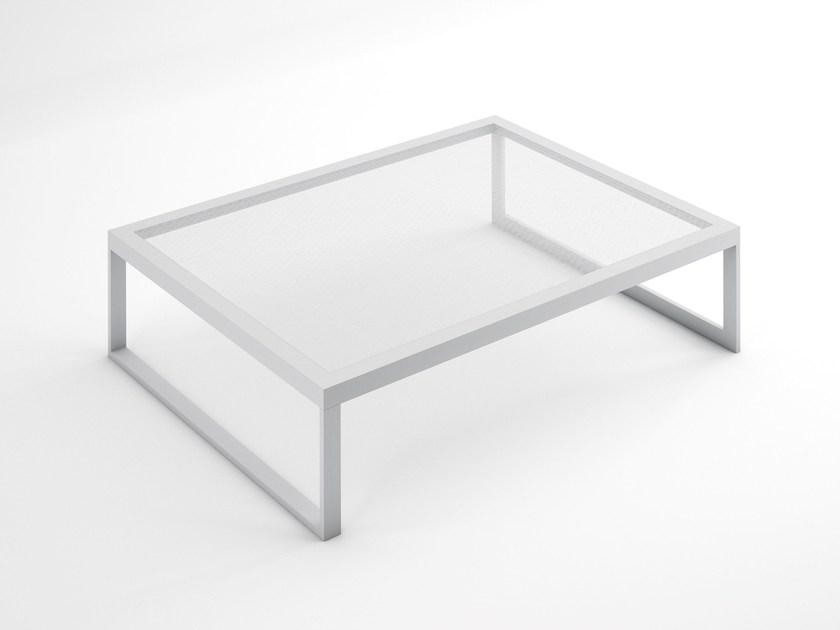 GANDIABLASCO Прямоугольный садовый стол из термолакированного алюминия Blau sun-id-1386659 - Вид №1