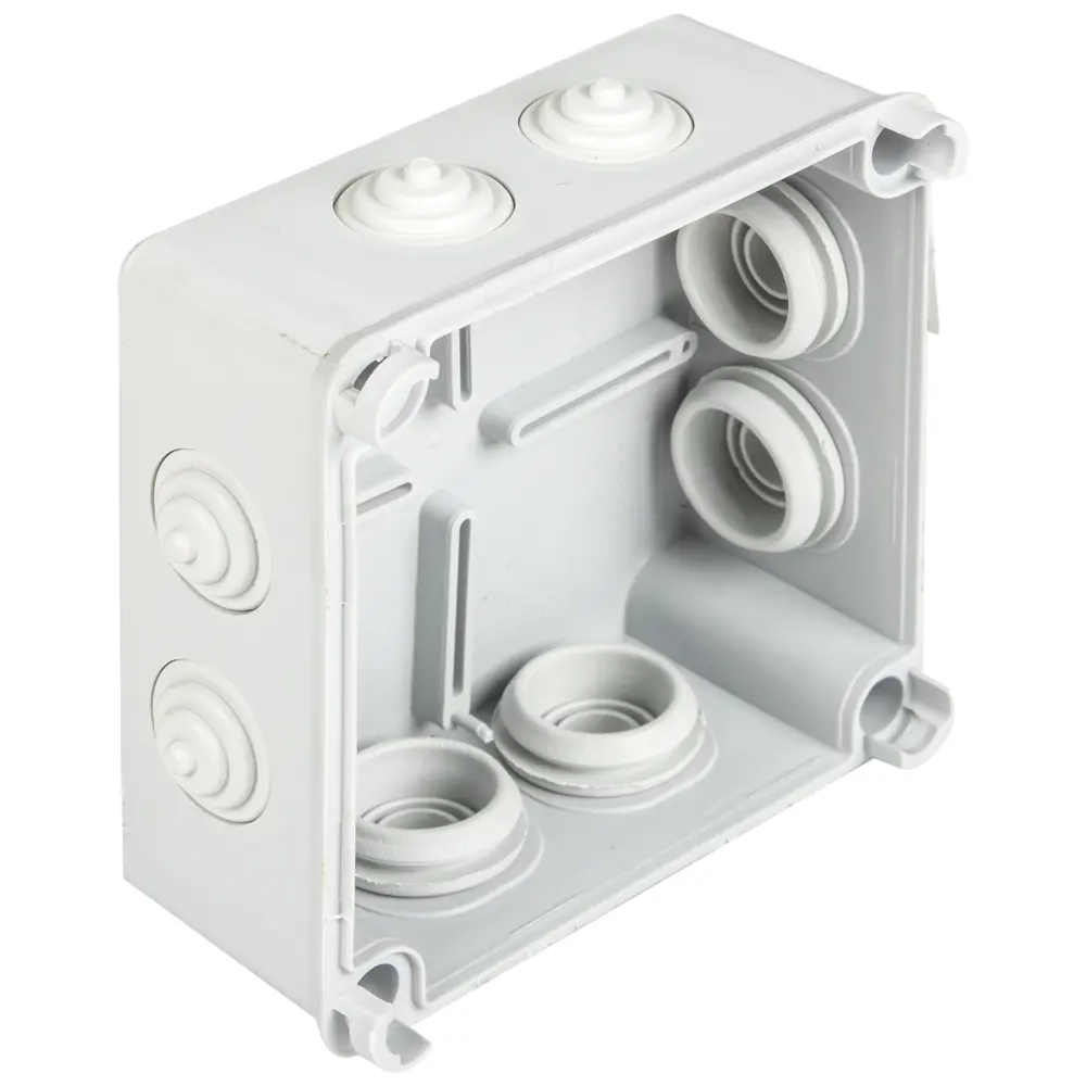 Коробка распределительная Мэк 100x100x50 мм цвет серый, IP54 Santreyd STLM-2056408 - Вид №2